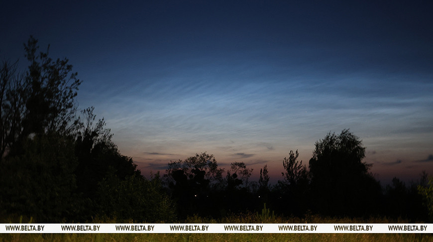 Srebrzyste chmury mogli obserwować na niebie nad Białorusią mieszkańcy kraju 