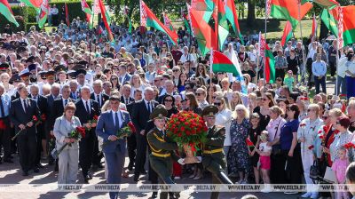 Mieszkańcy Mohylewa świętują Dzień Niepodległości 