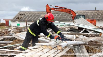 W obwodzie mohylewskim likwidowane są skutki silnego wiatru 