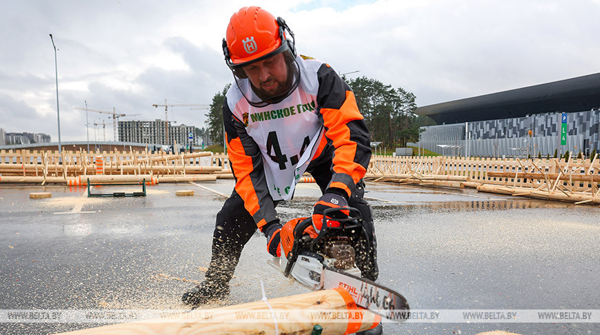 Na wystawie „Lesdrewtech” odbyły się zawody drwali 