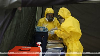 W Mohylewie przećwiczono umiejętności likwidacji nadzwyczajnej sytuacji epidemiologicznej  