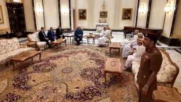 1 grudnia Łukaszenka spotkał się z Sułtanem Omanu Hajsamem bin Tarekiem Al Saidem