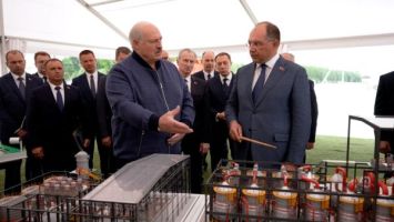 Łukaszenka odwiedził kompleks górniczo-wzbogacający w powiecie lubańskim